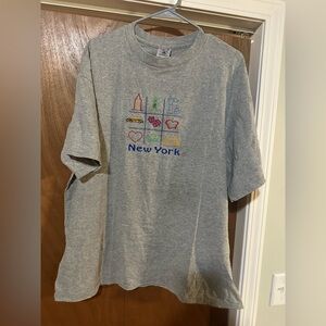Vintage Gray New York Graphic T-Shirt